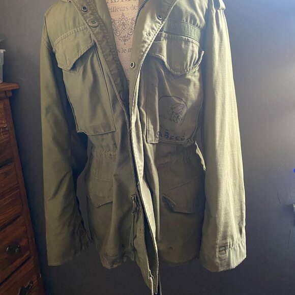 US Navy Seabees Man's M-65 Cold Weather Field Jacket - Picture 9 of 13